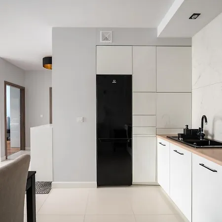 Bluszczanska Blue Modern Daire Varşova